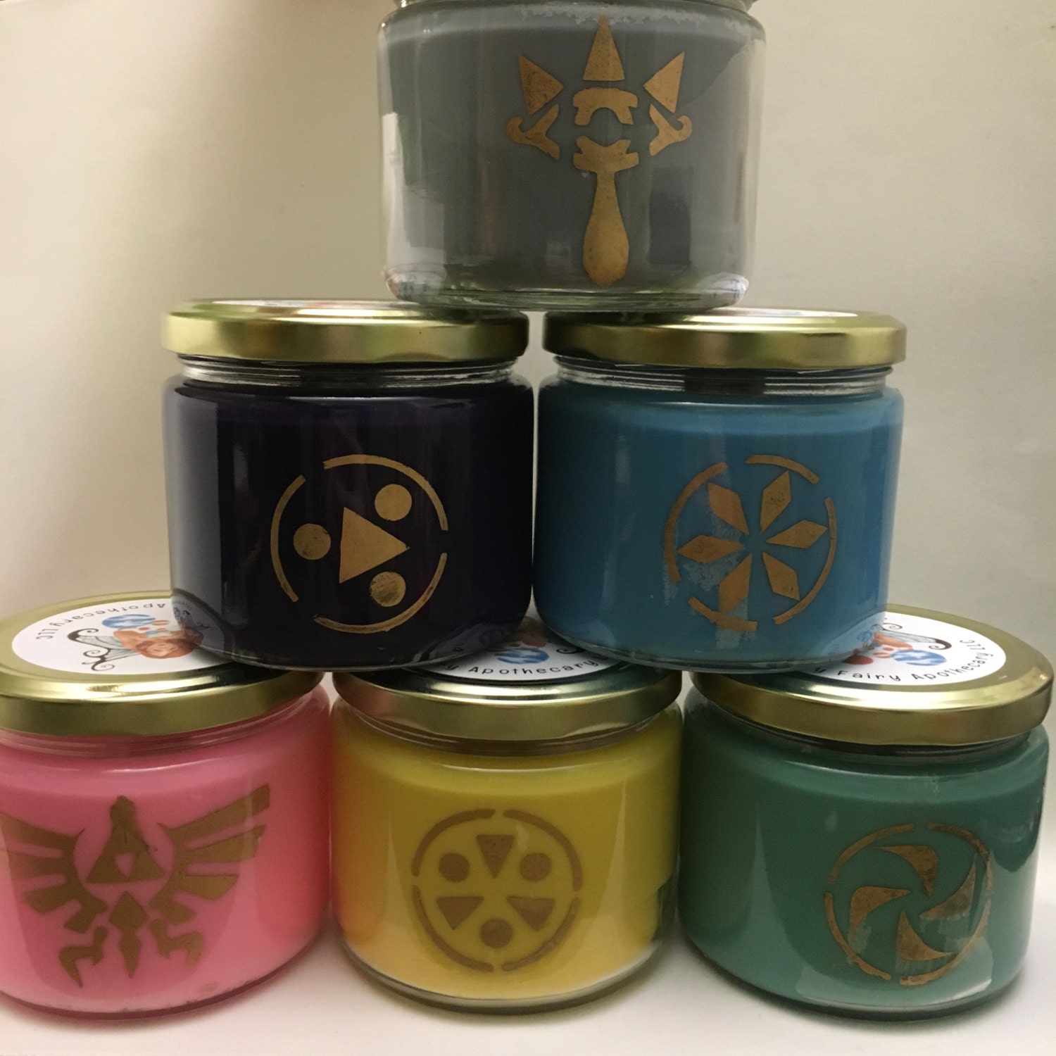Legend of Zelda Ocarina of Time Inspired Candle Set WITH