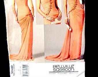 Pattern Vogue Bridal, wedding dress pattern, Vogue wedding pattern, evening dress pattern, bridal original dress, Bellville Sassoon pattern