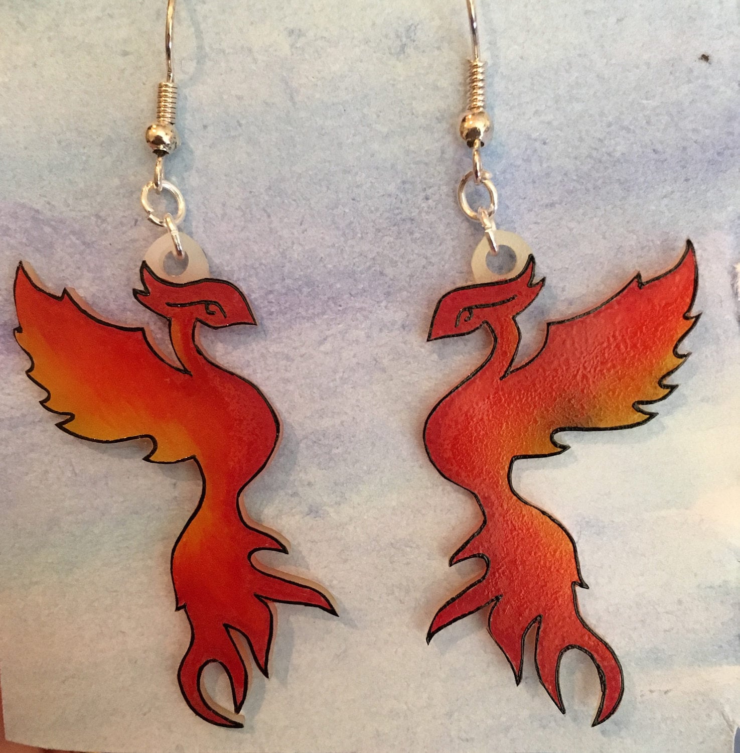 Phoenix earrings