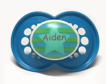 Personalized Pacifiers Pacidoodle Pacifiers Baby Boy Personalized Pacifiers Monogram Pacifier Personalized Baby Boy Gift MAM Pacifier 6m+