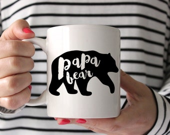 Papa Bear, Dad Gift, Father's Day, New Dad Gift, Dad Mug, New Dad, Grandpa Gift, Grandpa Mug, Dad Mug, Funny Dad Gift, Gift for Dad