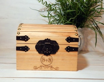 Wedding Card Box, Memory Box, Keepsake Box, Advice Box, Rustic Wedding, Card Boxes, Wedding Shower Gift, Gifts For the Couple, Chic