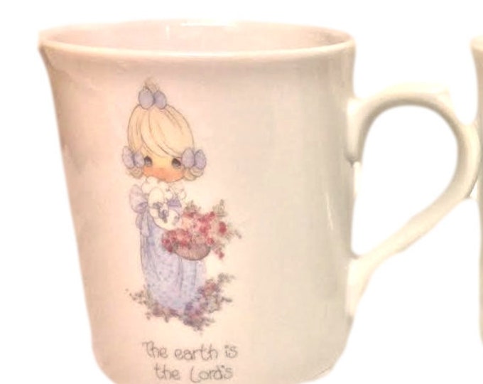 2 - Precious Moments Coffee Mugs, Cute Coffee Mugs For Friends, Enesco Coffee Mugs, Gift for Friend, Gift For Her, Gift For Christmas