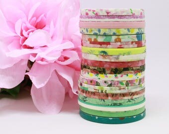 Skinny Floral Washi Tape, Slim Floral Washi, Thin Masking Tape, Cute Thin Washi, Decorative Craft Tape, Planner Washi Tape, Bujo Washi Tape