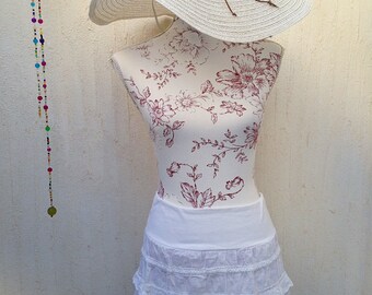 Vintage skirt-cotton skirt-vintage clothing-retro clothing-boho vintage-beach party