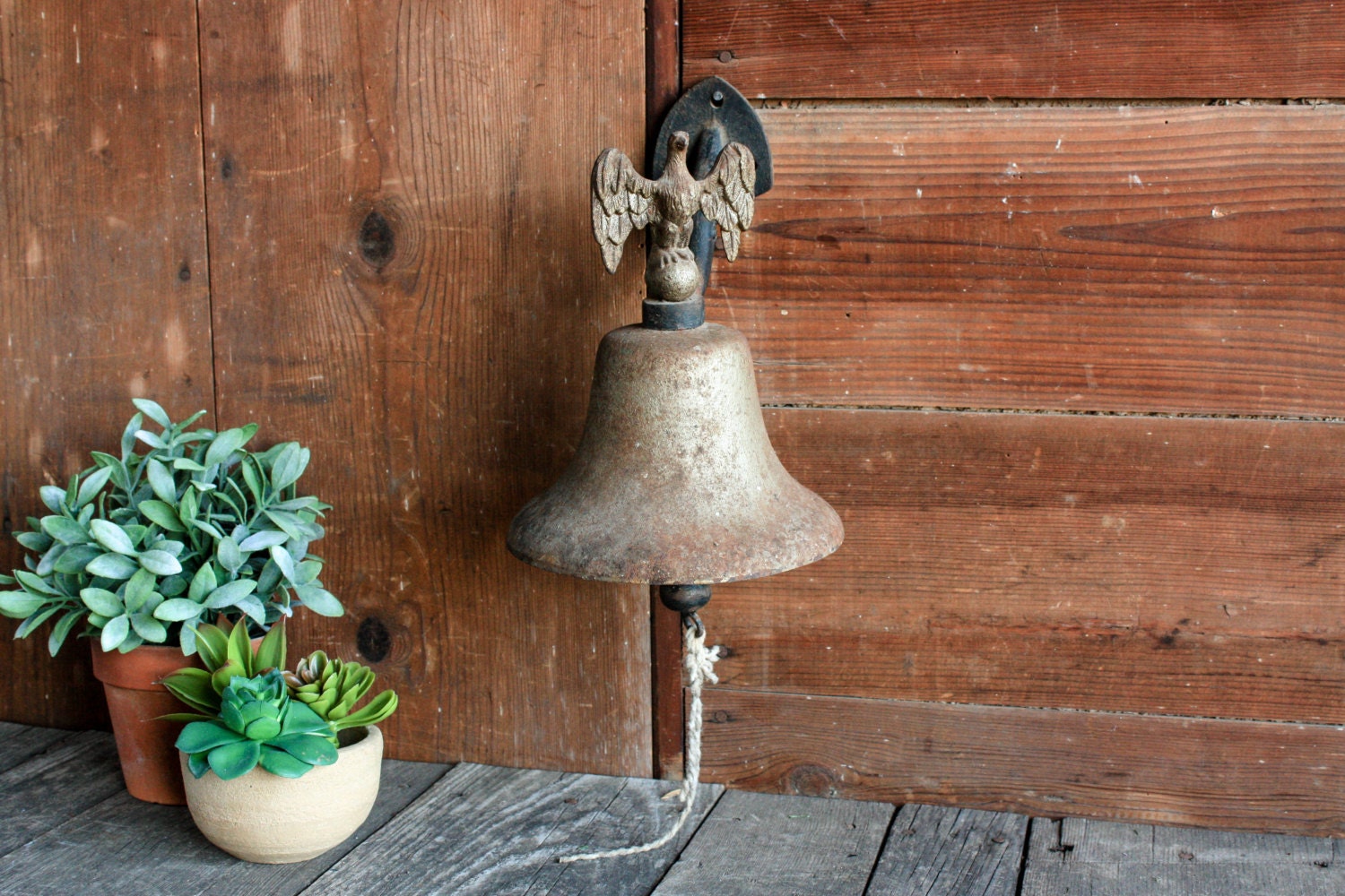Vintage Metal Bell Rustic Door Bell Rustic Christmas Gift