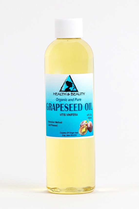 4 oz GRAPESEED OIL ORGANIC Carrier Cold Pressed 100 Pure