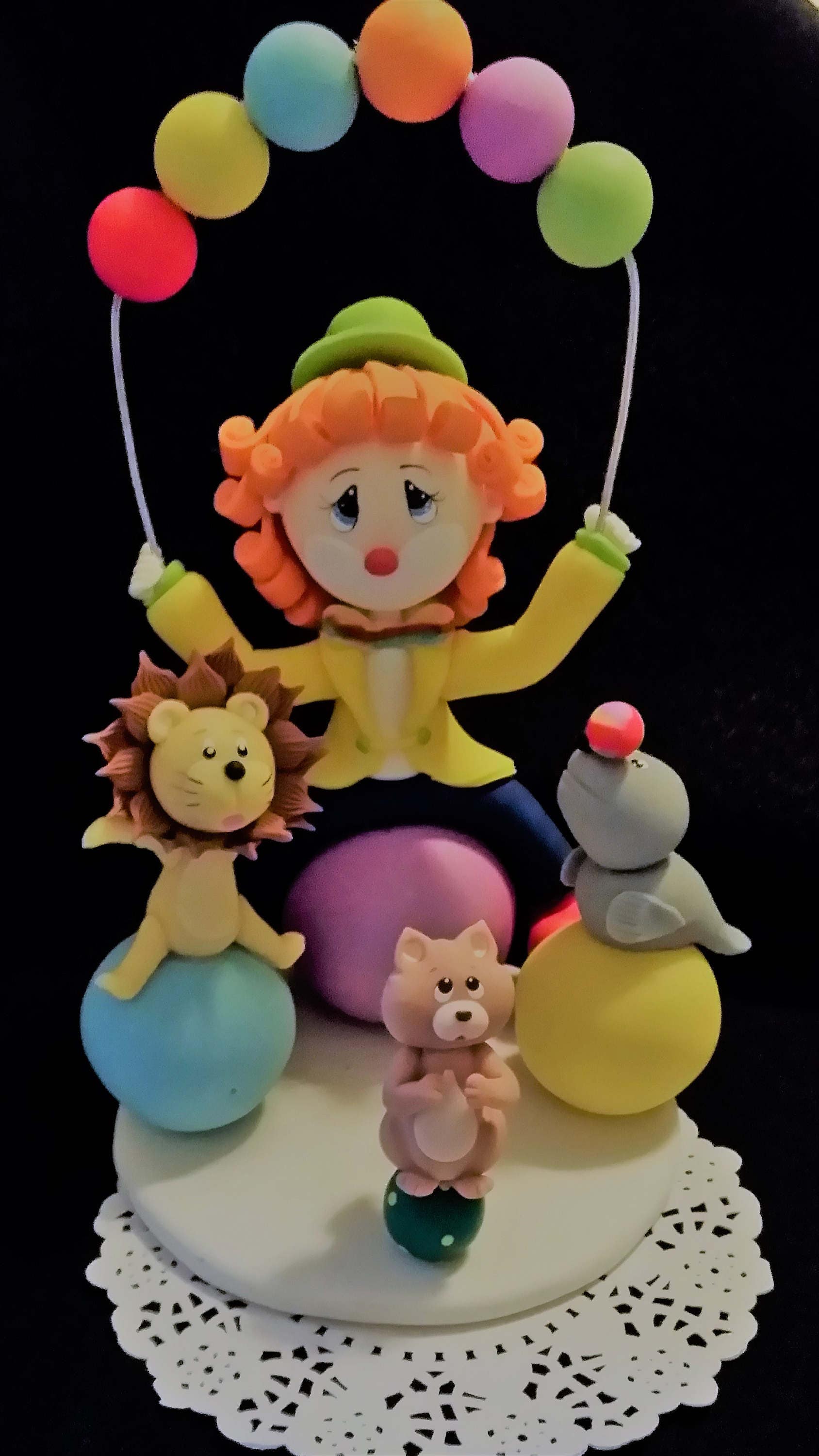 Clown Cake Topper Decorations Clown Cake Topper Decorations