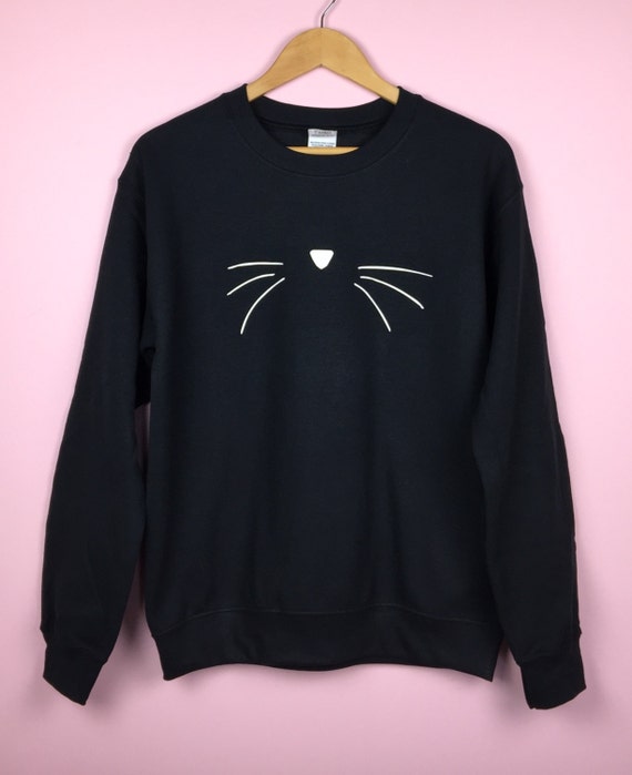 Cat Sweatshirt. Cat Face Sweater. Cat face shirt. Cat Face