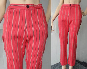 70s striped pants