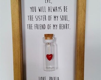 Gift for best friend, Custom gift for friends, Best friend gifts, Gifts for friends. Friend gift. Add names or your own message.