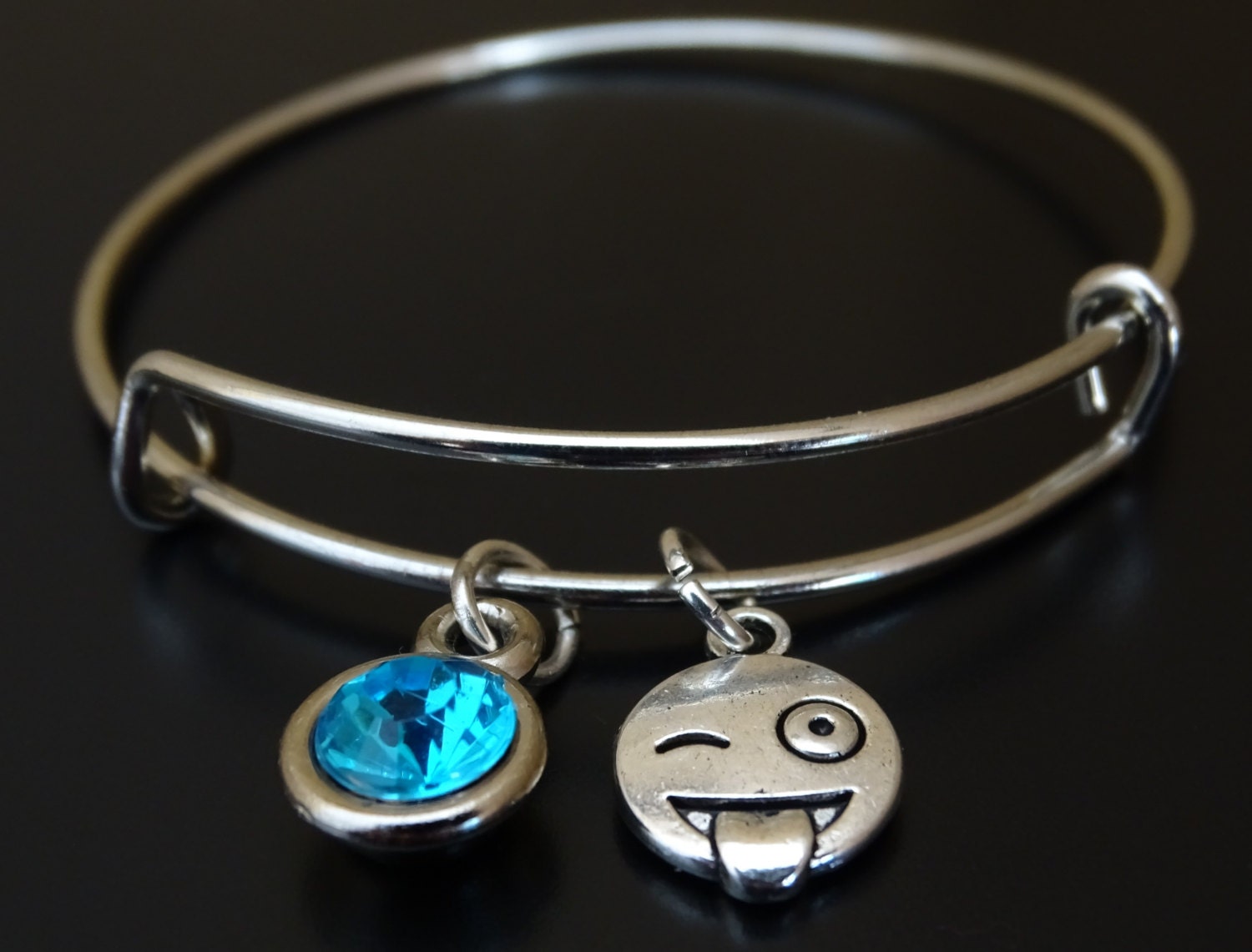 Emoji Bracelet Adjustable Expandable Bangle Bracelet Emoji