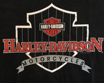 Harley Davidson Tshirt - Harley TShirt - Vintage Harley Davidson Tshirt - 90s Harley Davidson Tshirt - Large