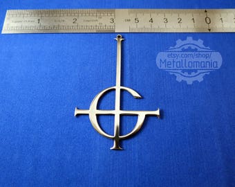 Grucifix Ghost Papa Emeritus necklace / jewelry logo pendant emblem charm symbol sign amulet talisman personalized / bc band recon rider