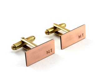Monogram Cufflinks, Monogrammed Cuff Links, Personalised Cuff Links, Custom Cufflinks, Initials, Groom Gift
