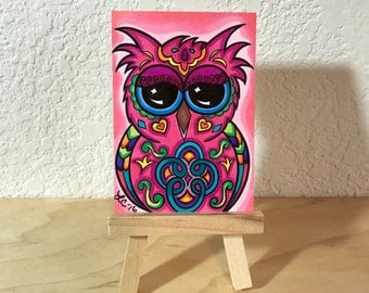 Pinky | ORIGINAL 2.5 x 3.5 ACEO Marker Drawing