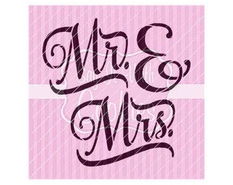 mr and mrs stencil etsy