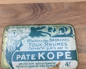 Vintage French Medecine Tin