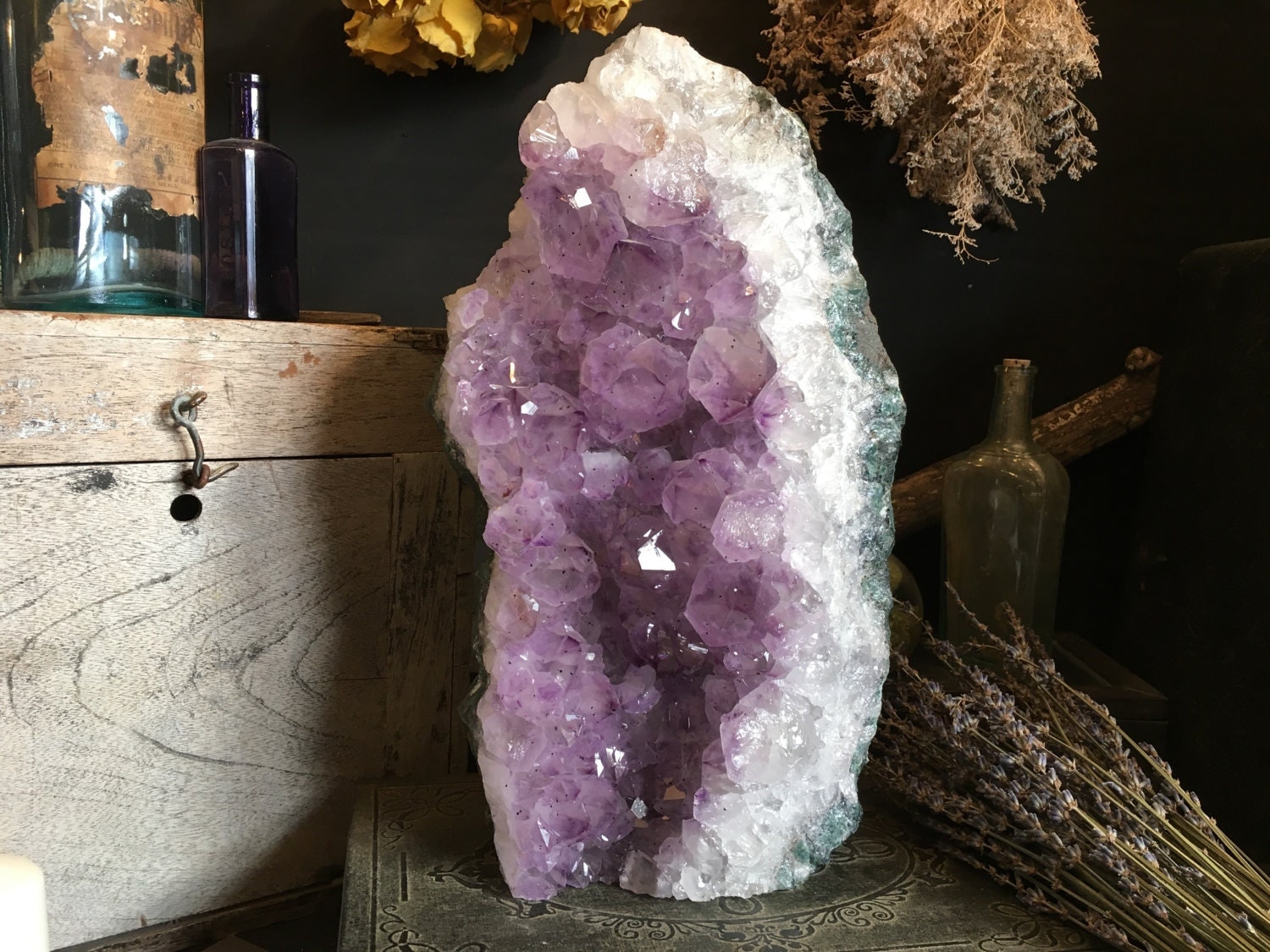 Large Amethyst Cluster Raw Crystal Cluster Healing Crystals and Stones