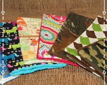 Pick Your Set of 2 Burp Cloths - Baby Shower Gifts - Baby Burp Cloth - Burp Cloths - Mix and Match Burp Cloths - You pick the design