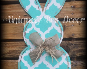 Bunny Door Hanger, Easter Door Hanger, Rabbit Door Hanger, Door Hanger, Easter, Happy Easter, Easter Bunny Door Hanger