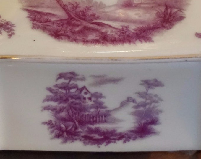 Victoria Porcelain Tidbit Box