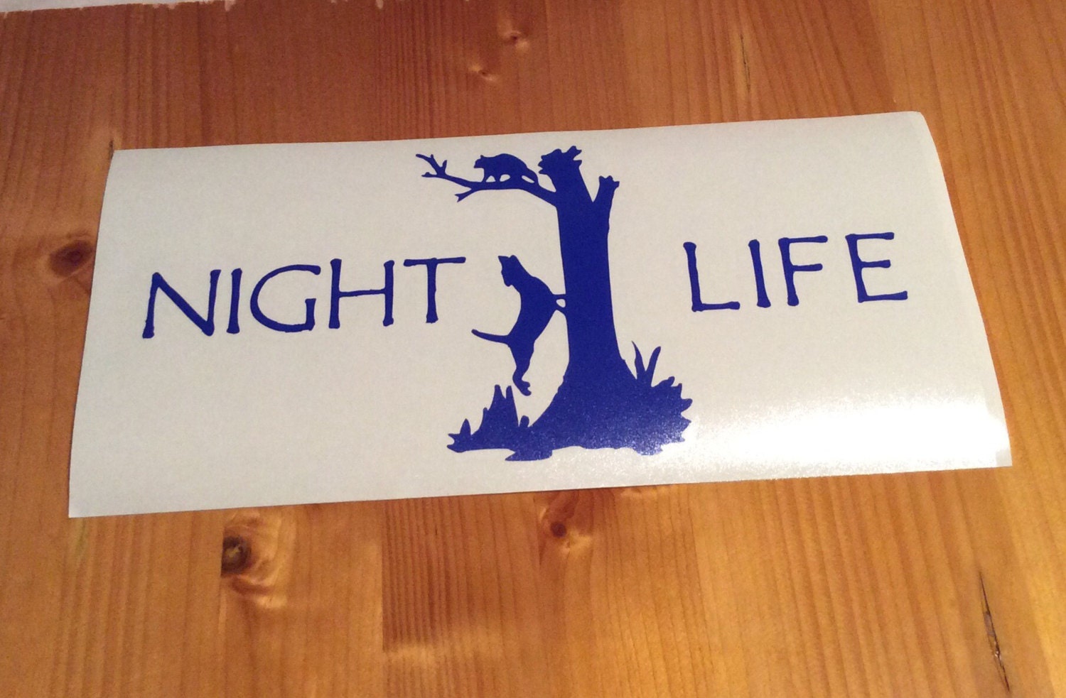 Outdoor Vinyl Coon Hunting Night Life Decal