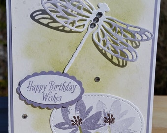 STAMPIN' UP! Dragonfly Dreams, Avant-Garden, Birthday Card