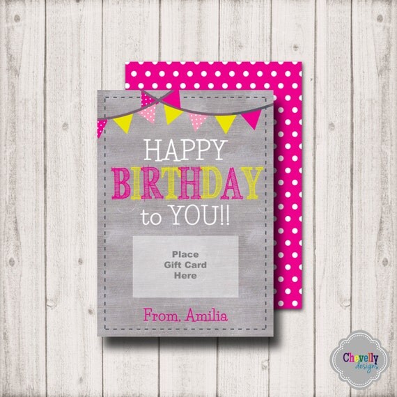 Birthday Gift Card Printable BDAY003a - Il 570xN.1109099456 Fgld 