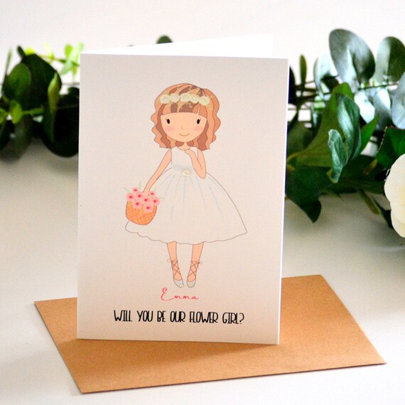 Be Our Flower Girl Invitation Will You Be Our Flower Girl