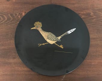 Couroc Roadrunner Large Serving Plate