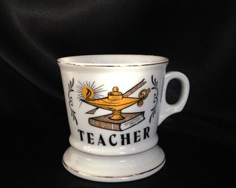Knowbler Occupational TEACHER Shaving Mug/vintage Knowbler Mug/Teacher/Teacher Gift/Knowbler Mug/Knowbler Occupational Teacher Mug Cup