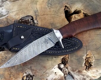 Custom knife, damascus knife, handmade custom knife, custom knives, custom damascus knife