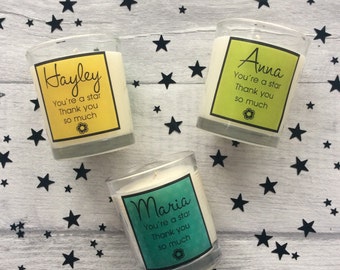 Thank You Gift, Token Thank You Candle, Thankyou Gift, Personalised Thankyou Gift, Appreciation Gift, Thank you candle,