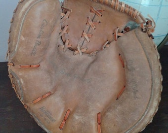 Vintage Baseball Glove, Wards Hawthorne Baseball Catchers Mitt, 60-4085