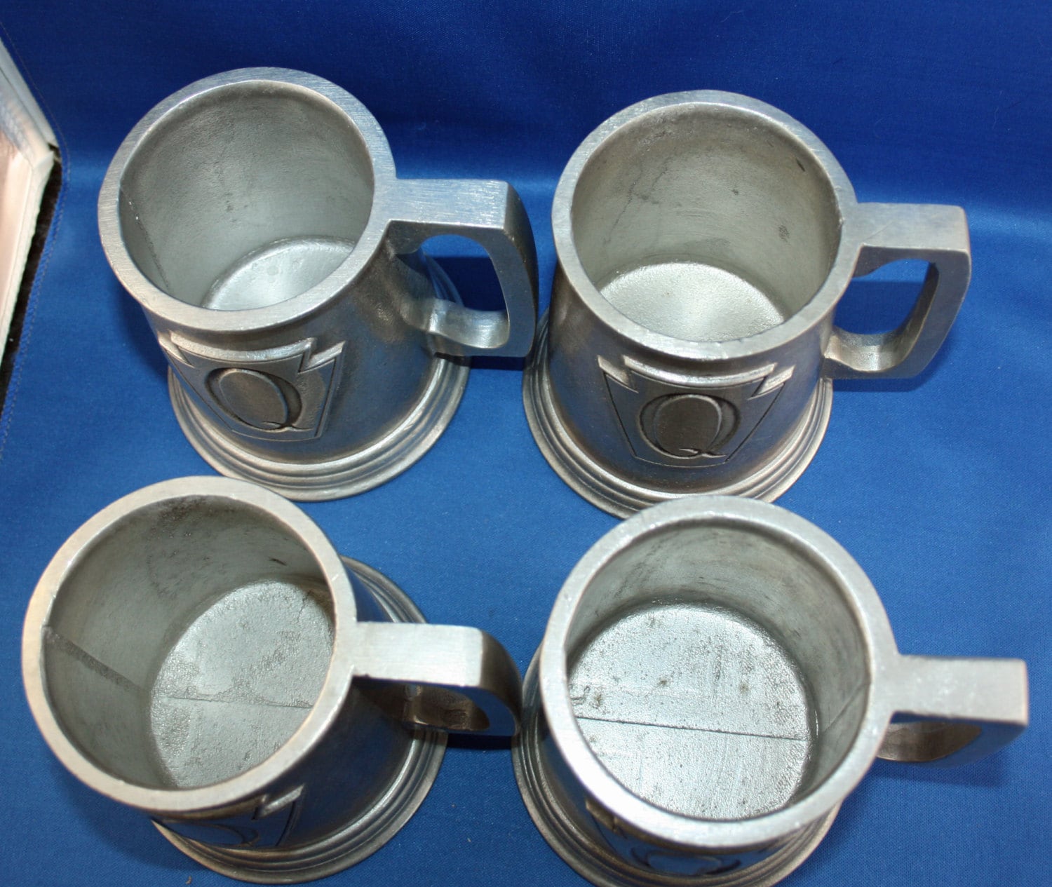 Vintage Wilton Armetale RWP Set of 4 Tankards / Mugs and Tavern Pitcher