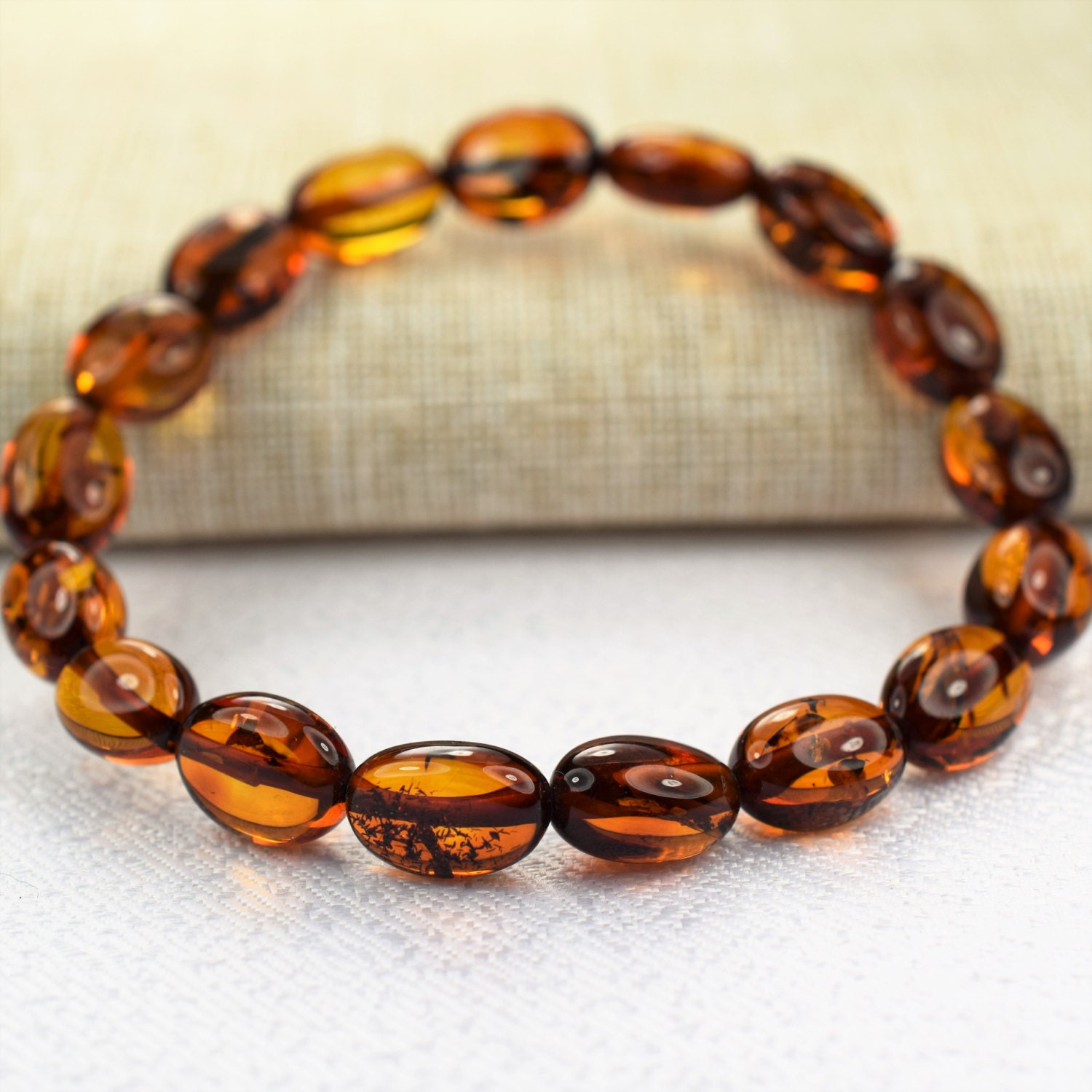 Men and Women Amber Bracelet Amber bracelet for adults. Adult
