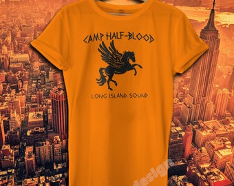 Camp Half Blood T-shirt Percy Jackson Movie Shirt Long Island Sound Greek Demi God Uniseks KIDS tee