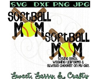 Softball mom svg, softball svg, mom svg, softball svg file, sports mom svg, SVG, DXF, PNG, JpG, cut files for silhouette and cricut machines