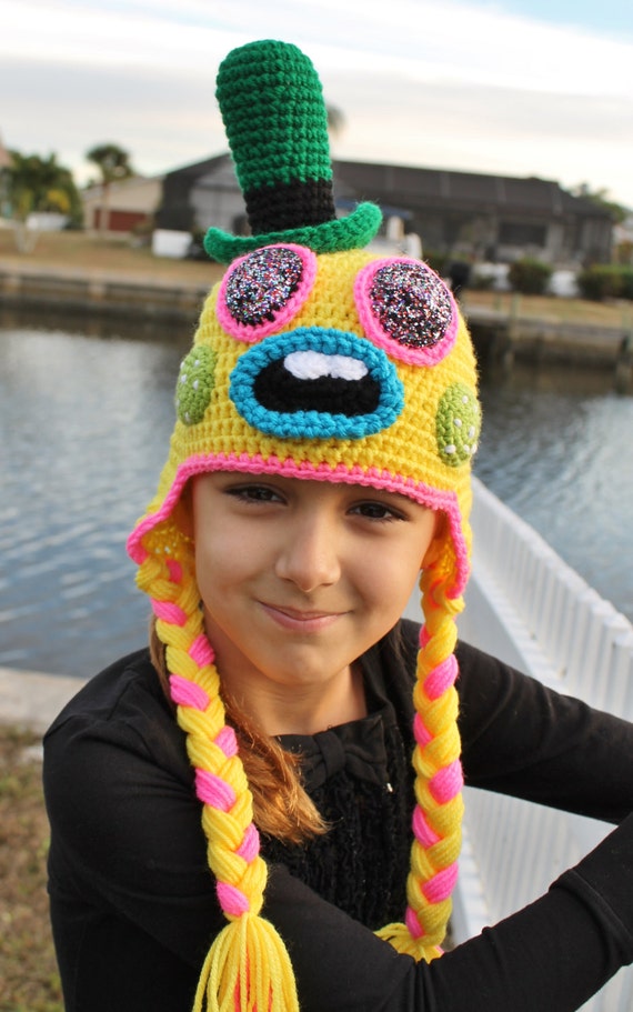 Mr. Dinkles Trolls Crochet Hat PDF PATTERN, Trolls Movie Crochet