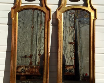 Artículos similares a Espejo decorativo de madera tallado estilo cuzco