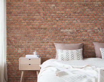 Brick wallpaper | Etsy