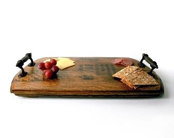 The Original Bourbon Barrel Serving Tray