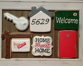 Custom Real Estate Cookies WITH custom logo - One Dozen