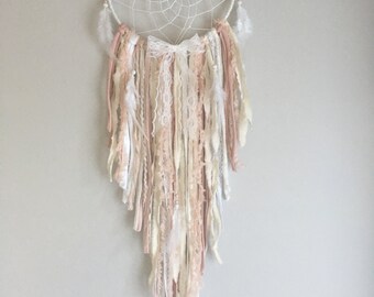 Dream catcher Fluffy pink