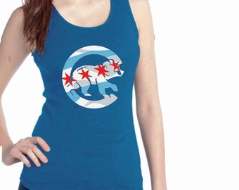 Chicago Cubs Women's Tank Top - Girl's Cubs Shirt