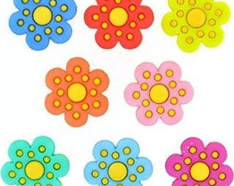 Happiness Blooms From Within - Dress It Up Buttons