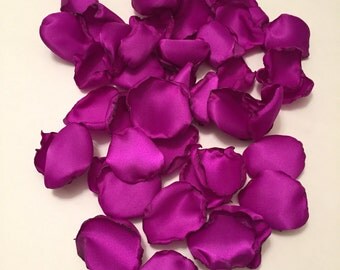 Purple Rose Petals/Magenta Petals/Purple Wedding Decor/Dark Purple Petals/Country Wedding Decor/Southern Chic Wedding/Purple Wedding