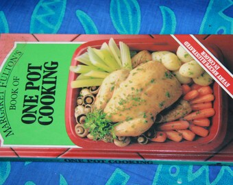 Margart Fulton 1983 vintage recipe book vintage cook book hard cover ONE POT COOKING vintage cookbook