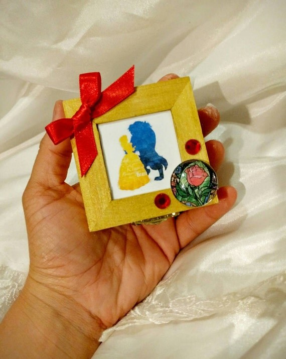Disneys Beauty and the Beast inspired Engagement Ring Box with